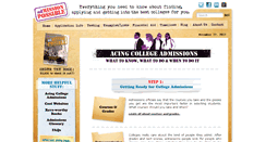 Desktop Screenshot of admissionpossible.com
